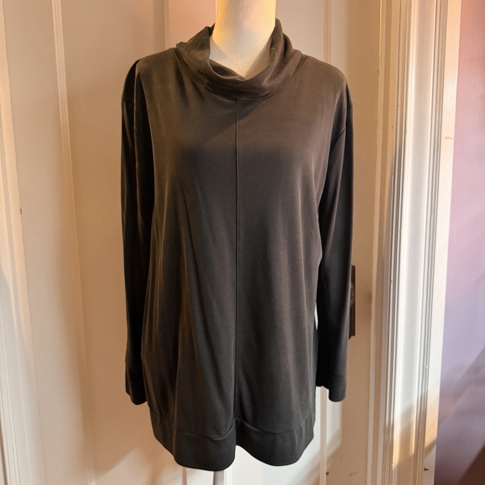 A New Day Black Turtleneck Tunic‎ Size Large